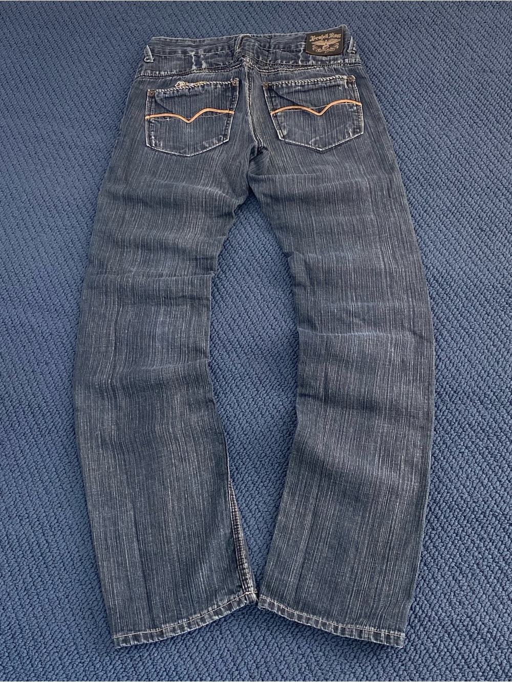 Y2k/Punk Projek Raw Faded Jeans